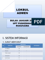 Lokbul Admen Januari 2020