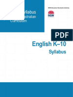 English k 10 Syllabus 2012