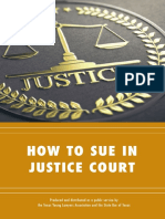 How To Sue In Justice Court