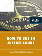 How To Sue in Justice Court