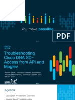 BRKARC-2016-Troubleshooting Cisco DNA Center From Maglev CLI and SDAccess From API