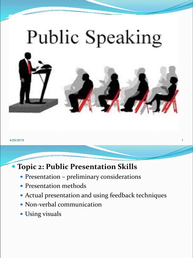 Cl106 Module 2 Public Speaking | PDF | Public Speaking | Communication