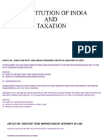 Constitution and Taxation