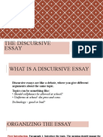 The Discursive Essay