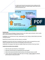 ACTIVITY 2 - The Water Cycle