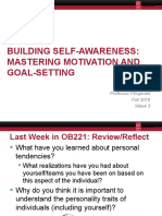 Building Self-Awareness: Mastering Motivation and Goal-Setting