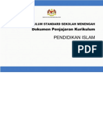 Penjajaran KSSM Pendidikan Islam Tingkatan 5 Latest