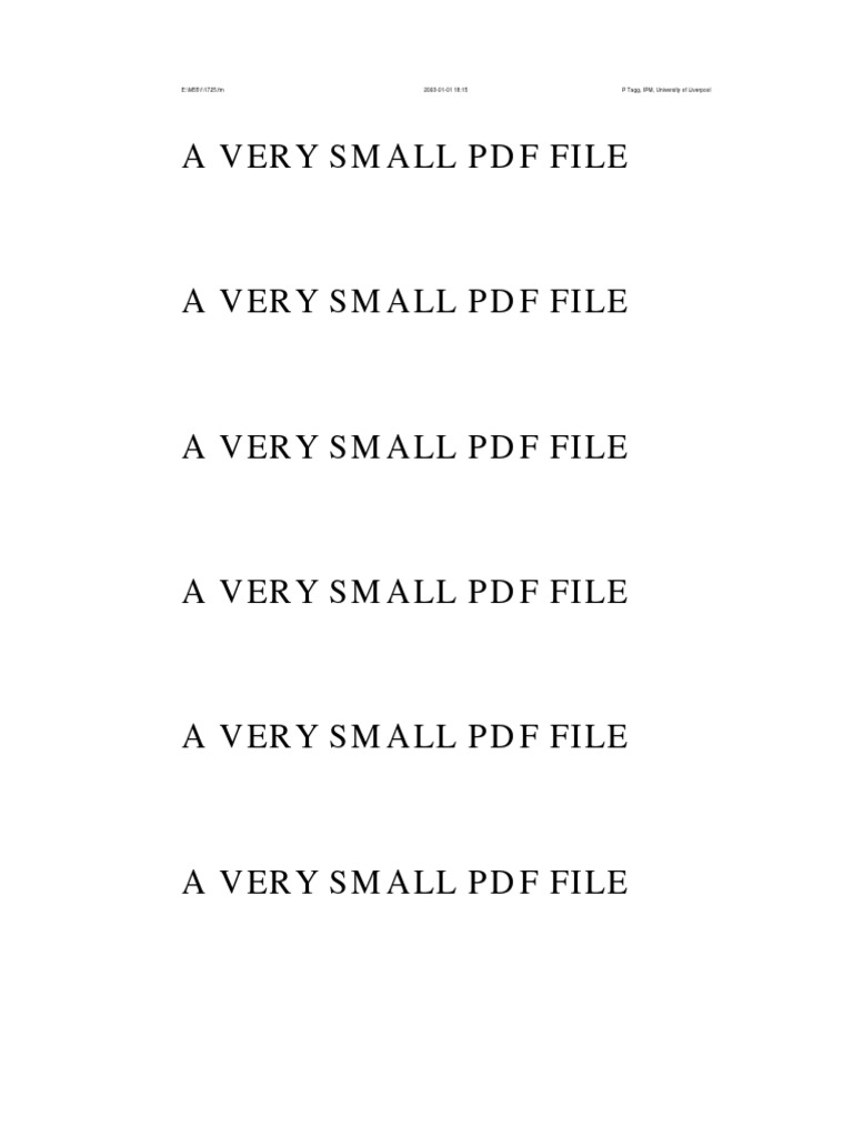 Small PDF File by P Tagg | PDF | Language Arts & Discipline | Foreign ...