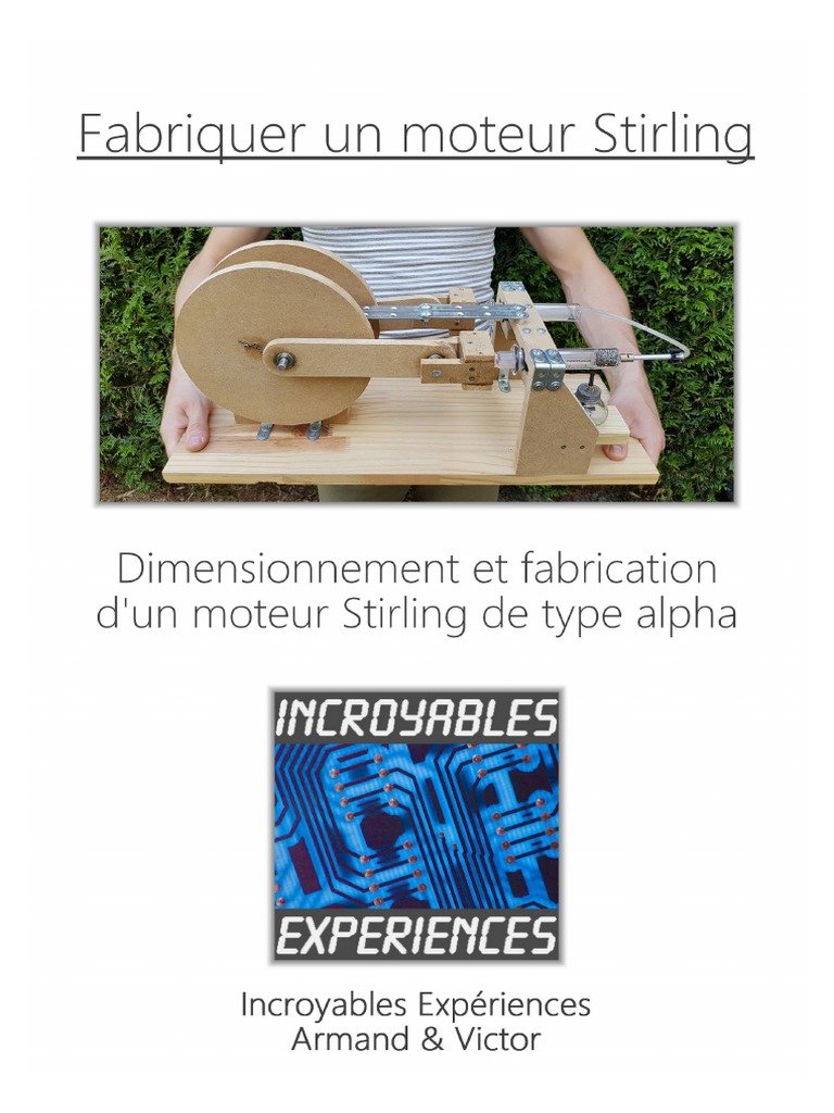 Fabriquer Un Moteur Stirling V2.1 PDF Mécanique des milieux — free download
