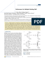 Analysis of Dynamic Performance for Multiple Dividing Wall Distillation Columns