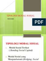 Tipologi Modal Sosial