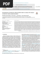 Development of inherent safety benefits index to analyse the impact of inherent safety implementation