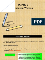 Minggu 2 Keutuhan Wacana