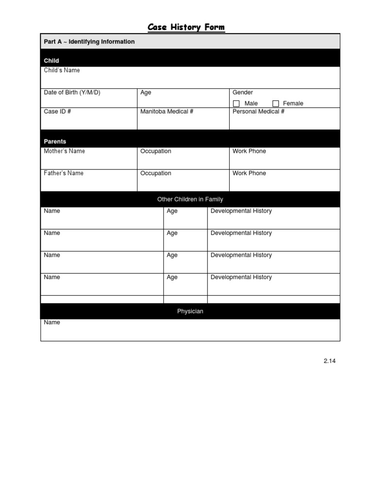 case-history-form-pdf-childbirth-speech