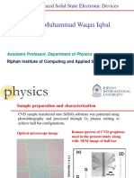 DR - Muhammad Waqas Iqbal: Advanced Solid State Electronic Devices