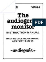 Audiogenic Monitor Manual