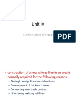 Chapter 4 Construction of Track