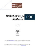 Stakeholder Power Tool English