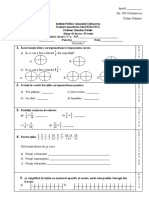 evaluare matematica