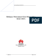 Reliance Netconnect User Manual For Mac OS X