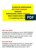 Mengubah Bentuk Konfigurasi Conto Tidak Standar