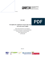 YES-ME - Description Des Compétences Transversales Et Personnelles Nécessaires Pour L'emploi