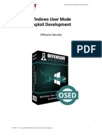 Windows User Mode Exploit Development: Offensive Security