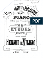 Vilbac Renaud de. - École complète et progressive du piano. Livre 4