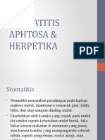 Stomatitis Aphtosa & Herpetika