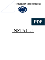 Install 1: Penn State University Nittany Lions