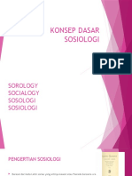 Konsep Dasar Sosiologi