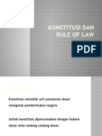 5. Konstitusi Dan Rule of Law