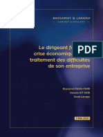 Le Dirigeant Face à La Crise Économique Et Au Traitement Des Difficultés de Son Entreprise 5 Mai 2020