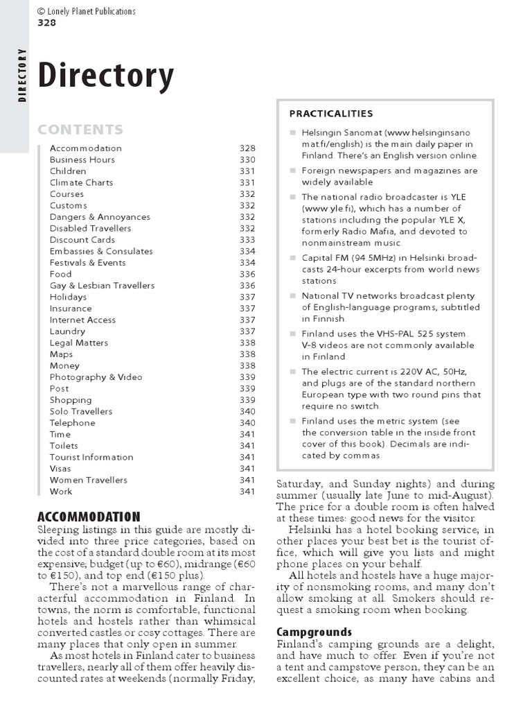 Finland Directory Pdf