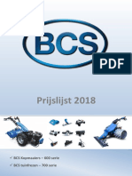 BCS Tweewiel Tractoren 2018