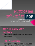 Music of The 21th Century