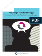 Knowledge Transfer Strategy:: The Key To The "People Part" of Your Existing Business Strategies