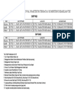 JADWAL PRAKTEK