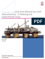 Acid Gas Removal From Natural Gas With Alkanolamines