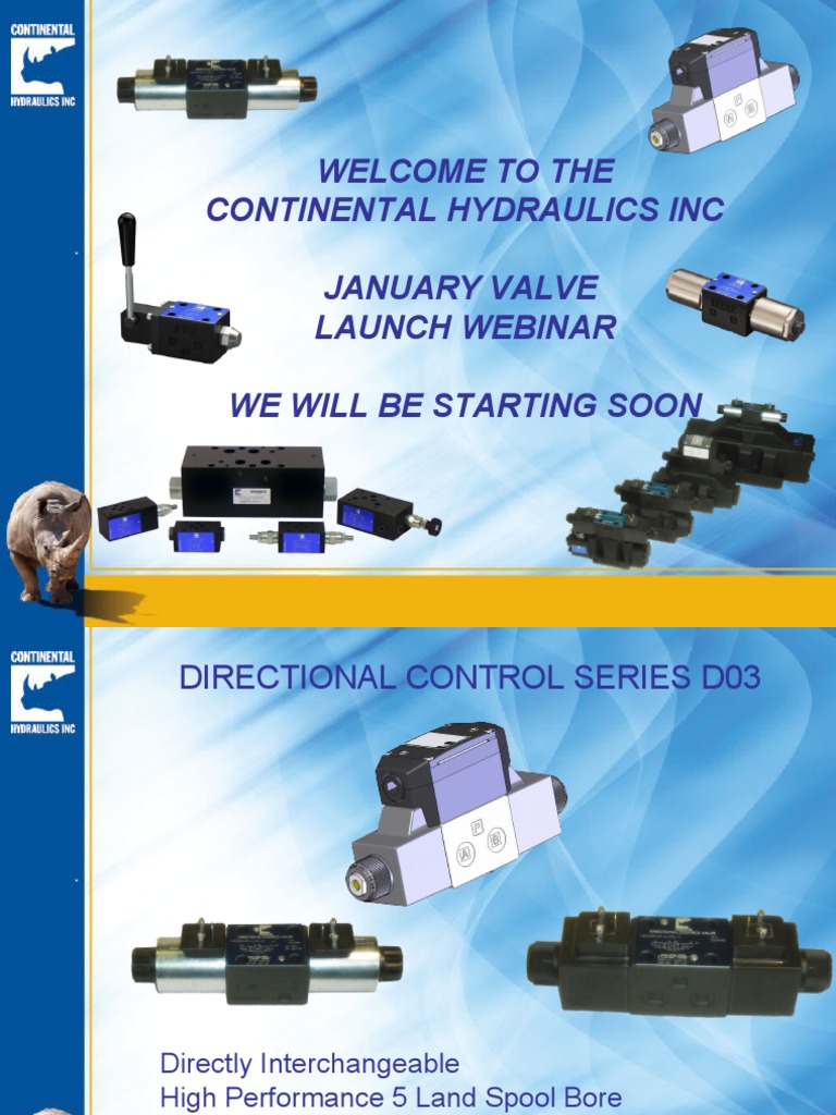 Directional Valves Webinar | PDF | Valve | Equipment