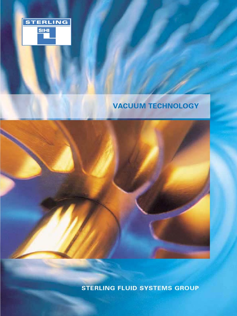 Vacuum Technology Sterling Fluid Systems Group PDF Pump Vacuum
