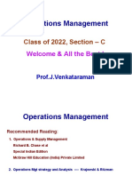 OM - M1 - Introduction To Operations Management