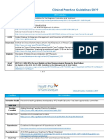 Clinical Practice Guidelines 2019