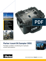 Parker Icount Oil Sampler (IOS) : Portable Condition Monitoring For Hydraulic Oil and Fuel Systems