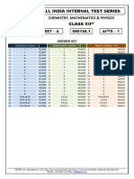 Ai ts-1 Class-Xii Answer Key Set-A