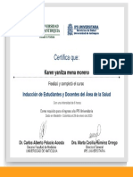 Certificado Induccin Estudiantes y Docentes IPS Universitaria