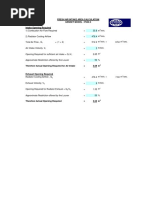 Fresh Air Intake Area Calculation Genset Model: P550-3