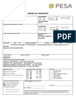 M-EX1472 Ordre de Transport Rempli