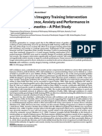 The E昀fect of an Imagery Training Intervention on Self-confidence, Anxiety and Performance in Acrobatic Gymnastics - A Pilot Study