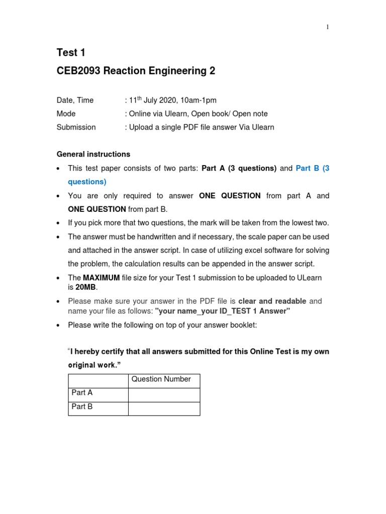 Online Reaction Test Instructions | PDF | Adsorption | Catalysis